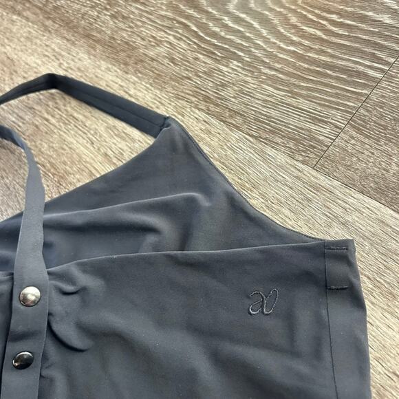 EUC Aday Snap To It Black Tank Top Sz XL Adjustable Straps Minimalist Activewear - Picture 15 of 16